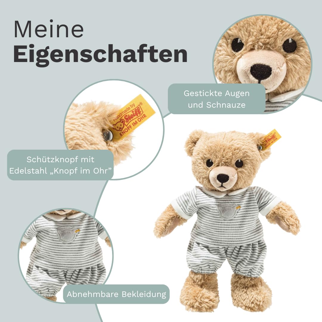 Steiff Kuscheltier Schlaf-gut-Bär, Süßes Stofftier, Jungen, Mädchen & Babys ab 0 Monaten, Friends, Plüschtier