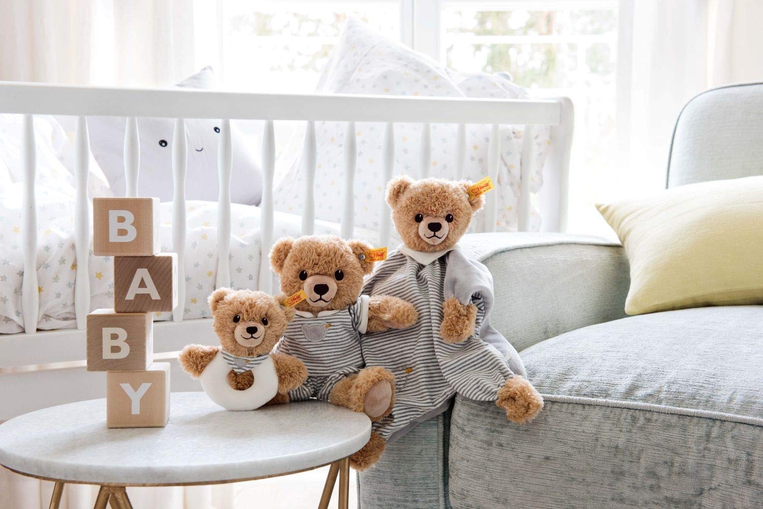 Steiff Kuscheltier Schlaf-gut-Bär, Süßes Stofftier, Jungen, Mädchen & Babys ab 0 Monaten, Friends, Plüschtier