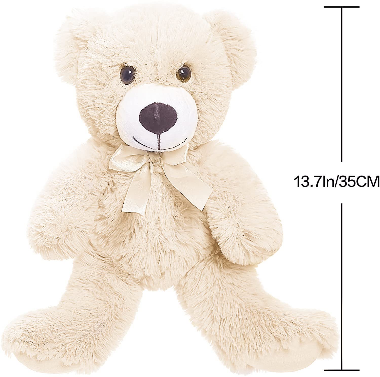SNOWOLF Bear Plush Cute Stuffed Animal Toys Pillow Bear Doll Gift for Kids Boys Girls Birthday Christmas