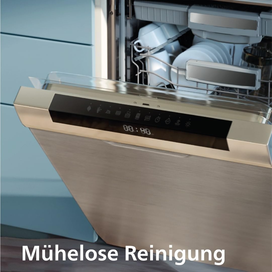 Philips Dual Basket Airfryer 3000 Serie 9L, 2 Schubladen mit Synch-Funktion, Rapid Air Technologie, Frühstücks-Set, Energiesparend, HomeID