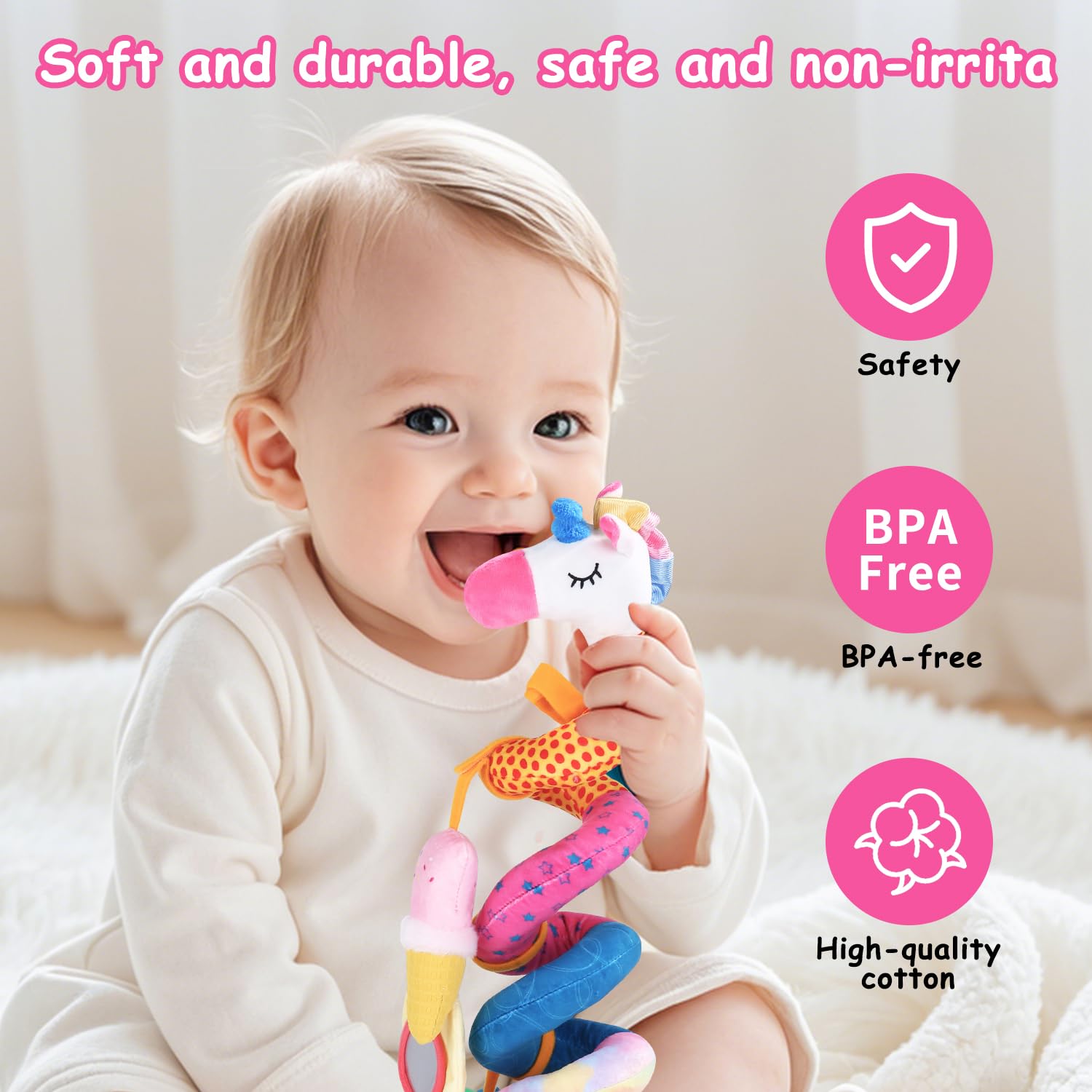 Kinderwagen Spielzeug,Aktivität Hänge Spirale Spielzeug,Baby Activity Spirale Spielzeug